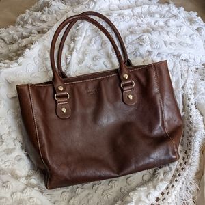 Kate Spade Brown Leather Shoulder Bag